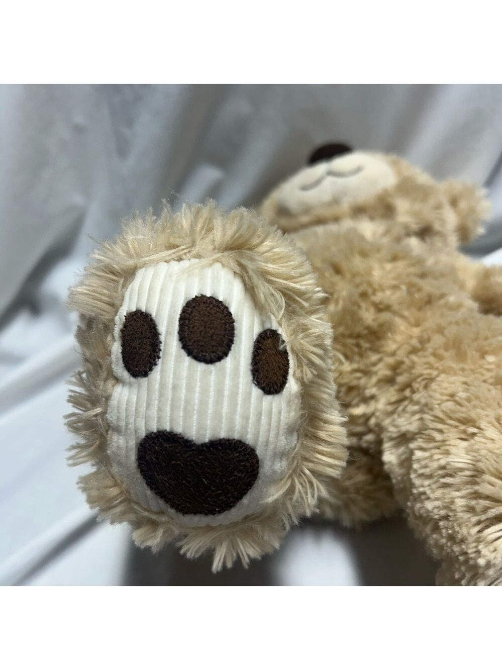 Build-A-Bear Tan Patchwork Patches Quilt Teddy Bear Plush Stuffed Toy 16" - Picture 12 of 15
